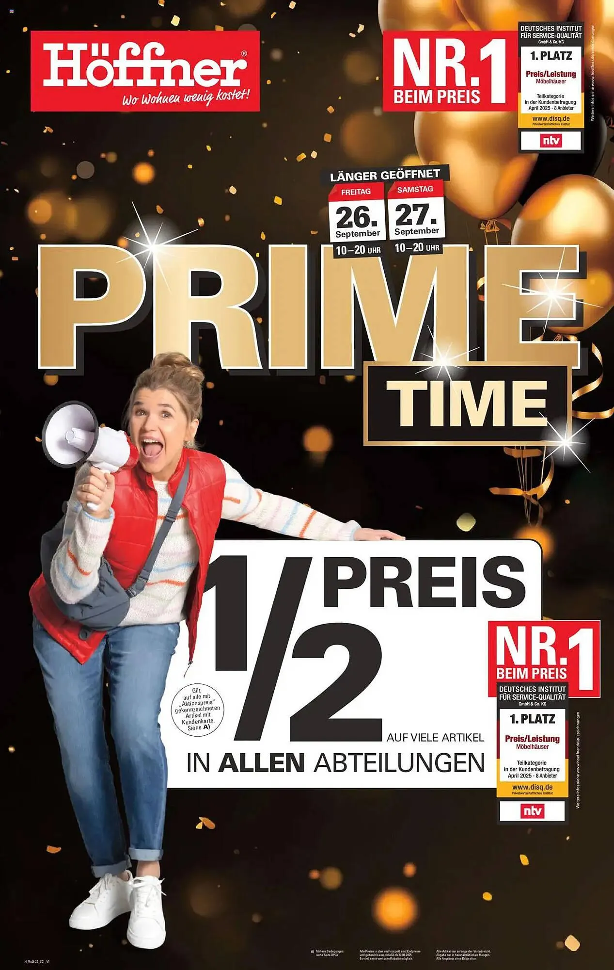 Höffner Prospekt von 24. September bis 29. September 2025 - Prospekt seite 1
