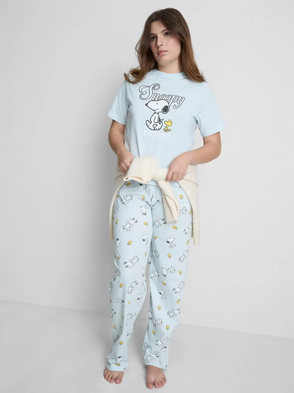 Schlafanzug mit „Peanuts Snoopy“ Grafik