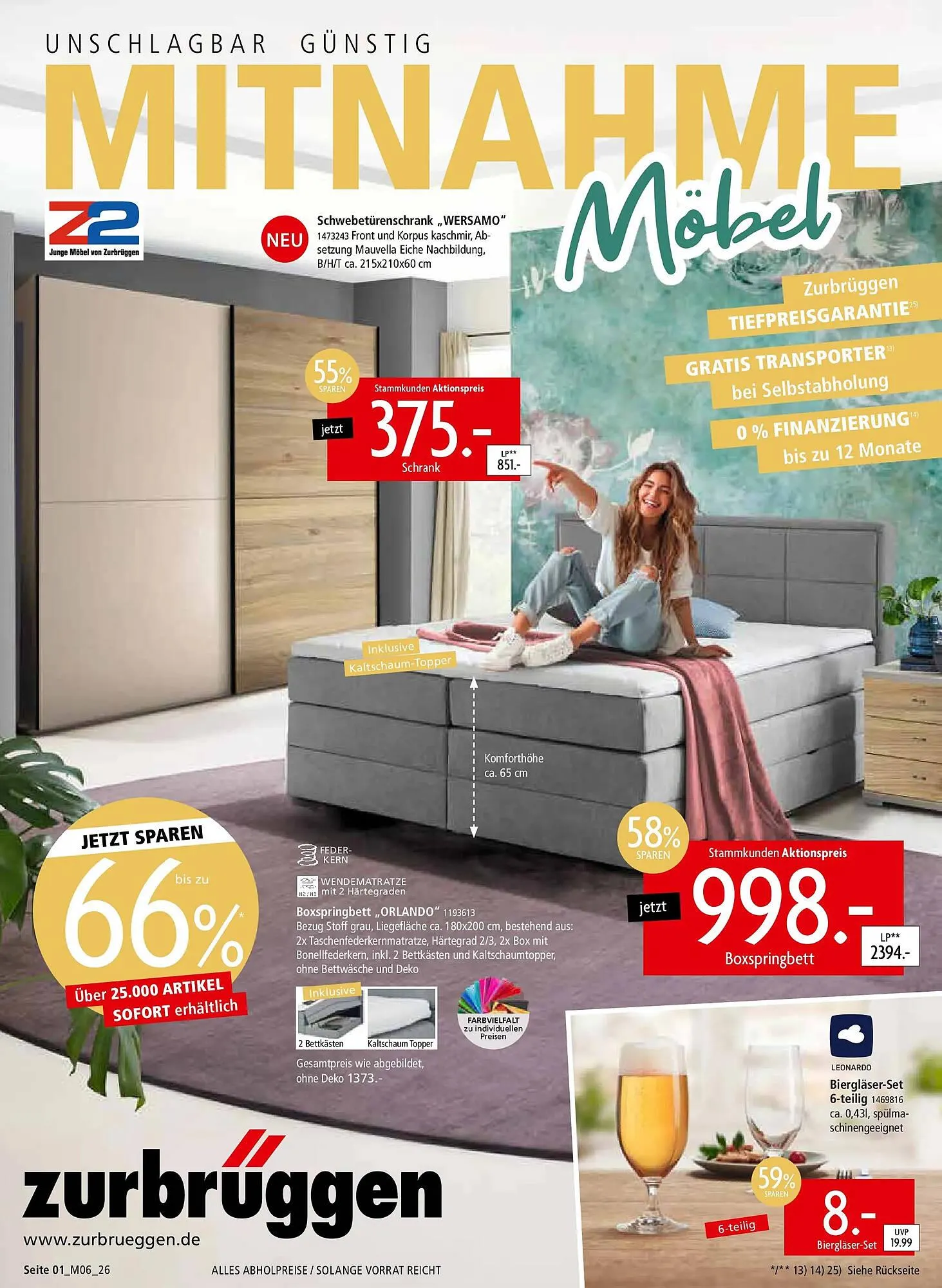 Zurbrüggen Prospekt von 1. Mai bis 16. Juni 2026 - Prospekt seite 1