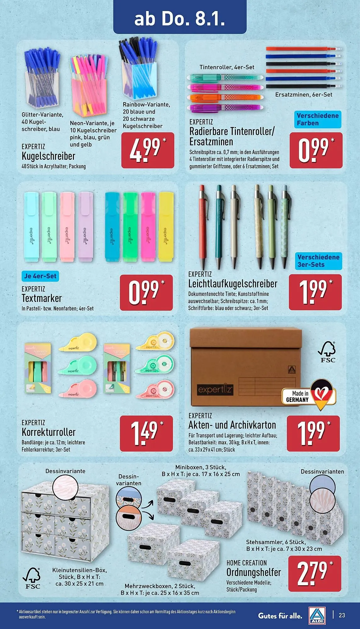 Aldi Nord Prospekt von 5. Januar bis 10. Januar 2026 - Prospekt seite 23