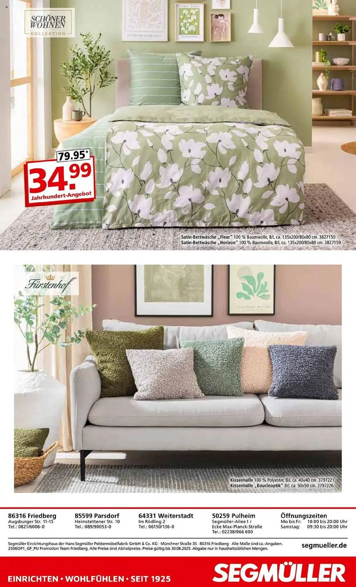 Segmüller Prospekt von 31. Mai bis 30. August 2025 - Prospekt seite 20