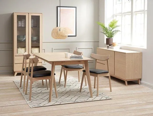 Vetrina KALBY 2 ante rovere chiaro