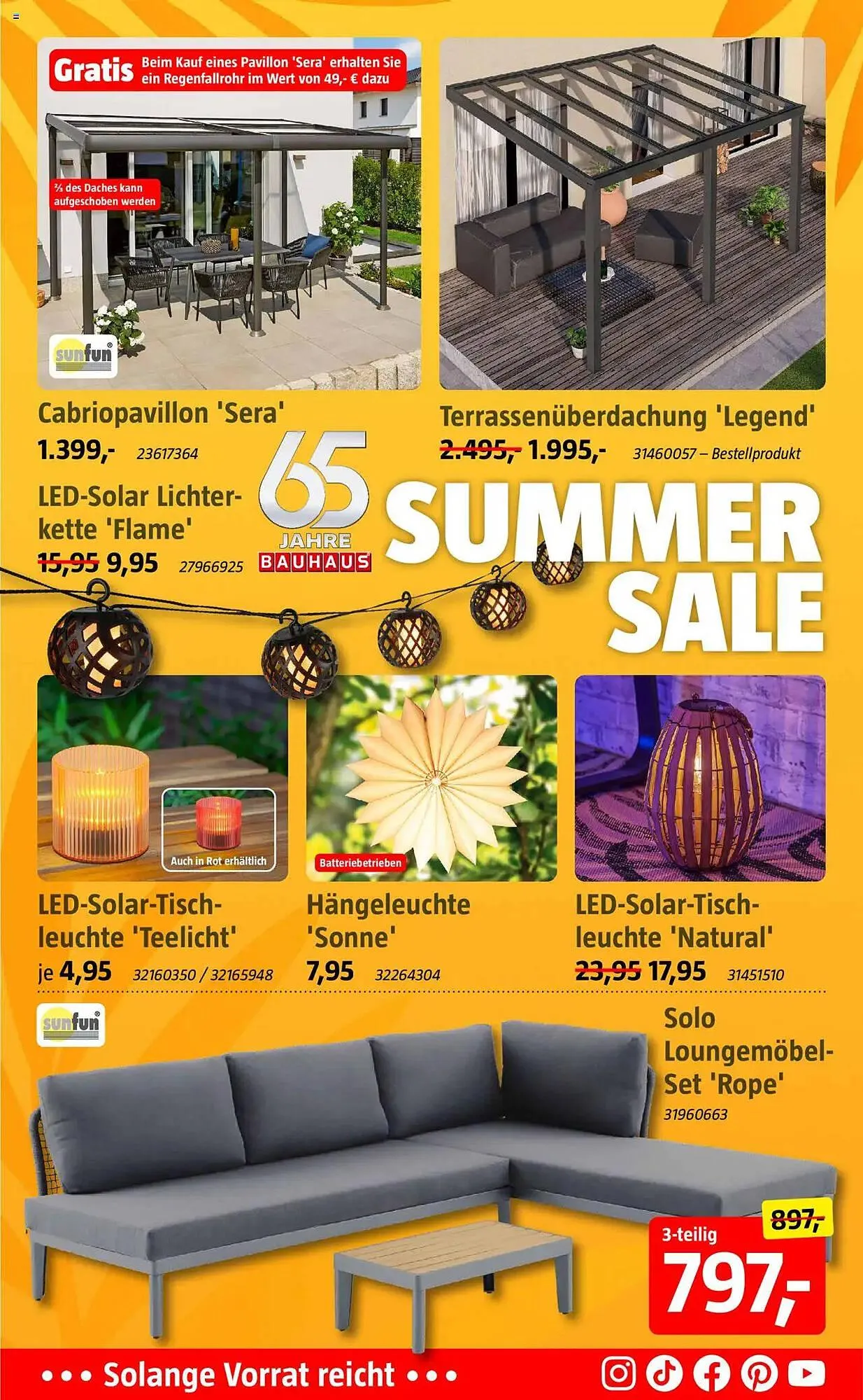 Bauhaus Prospekt von 20. Juli bis 9. August 2025 - Prospekt seite 2