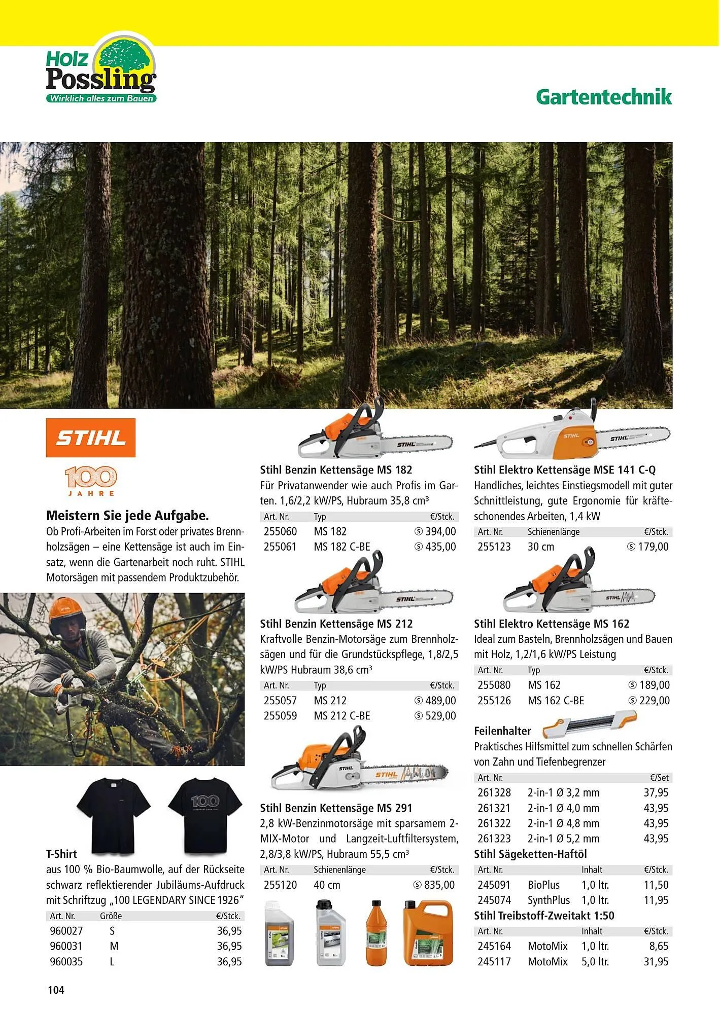 Holz Possling Prospekt von 1. April bis 31. Juli 2026 - Prospekt seite 104