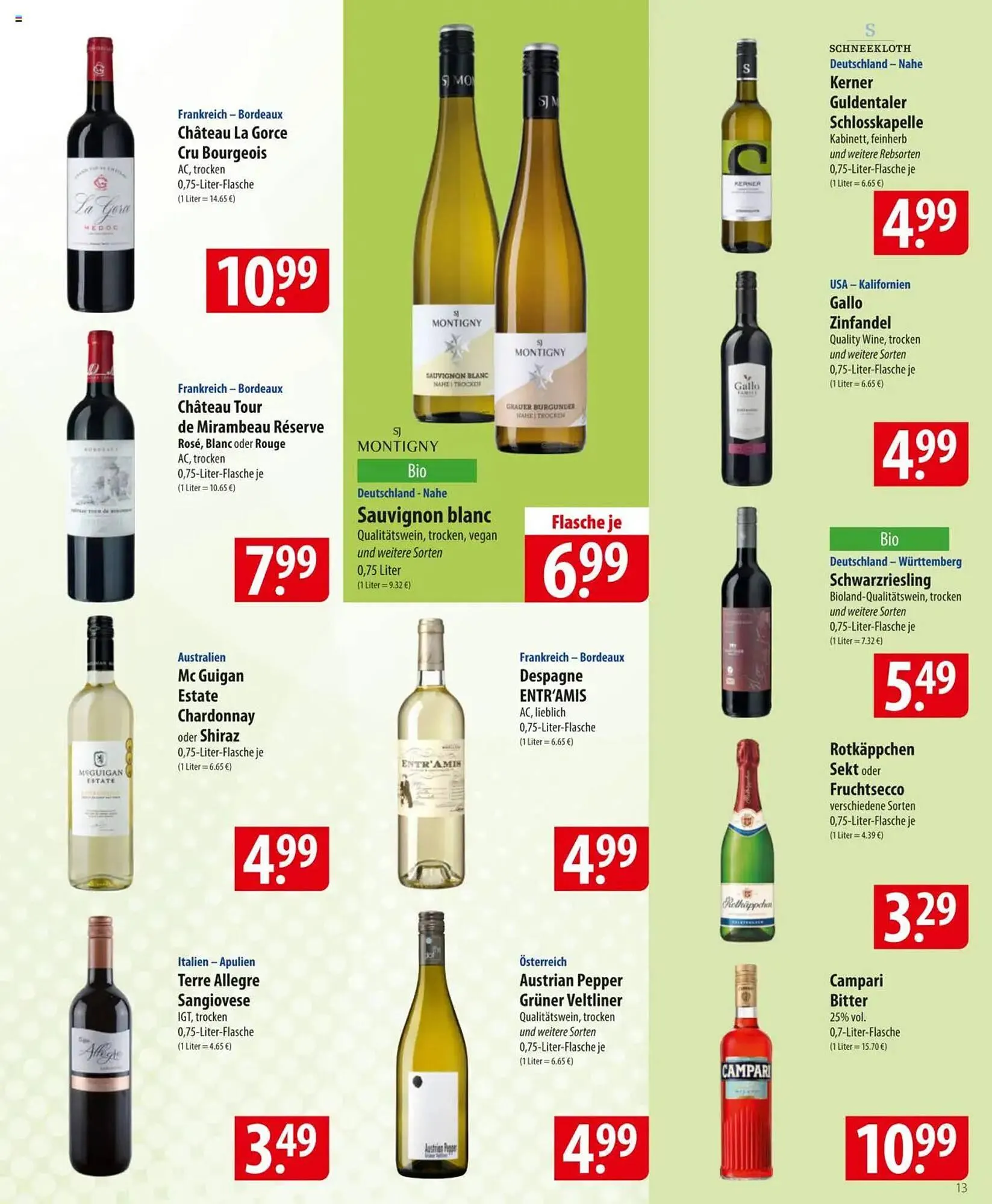 Famila Nord Ost Prospekt von 10. März bis 15. März 2025 - Prospekt seite 13