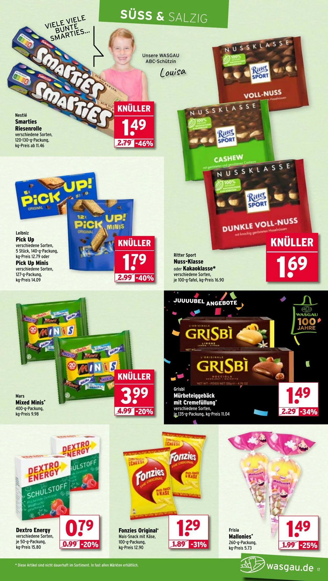 Wasgau von 11. August bis 16. August 2025 - Prospekt seite 17