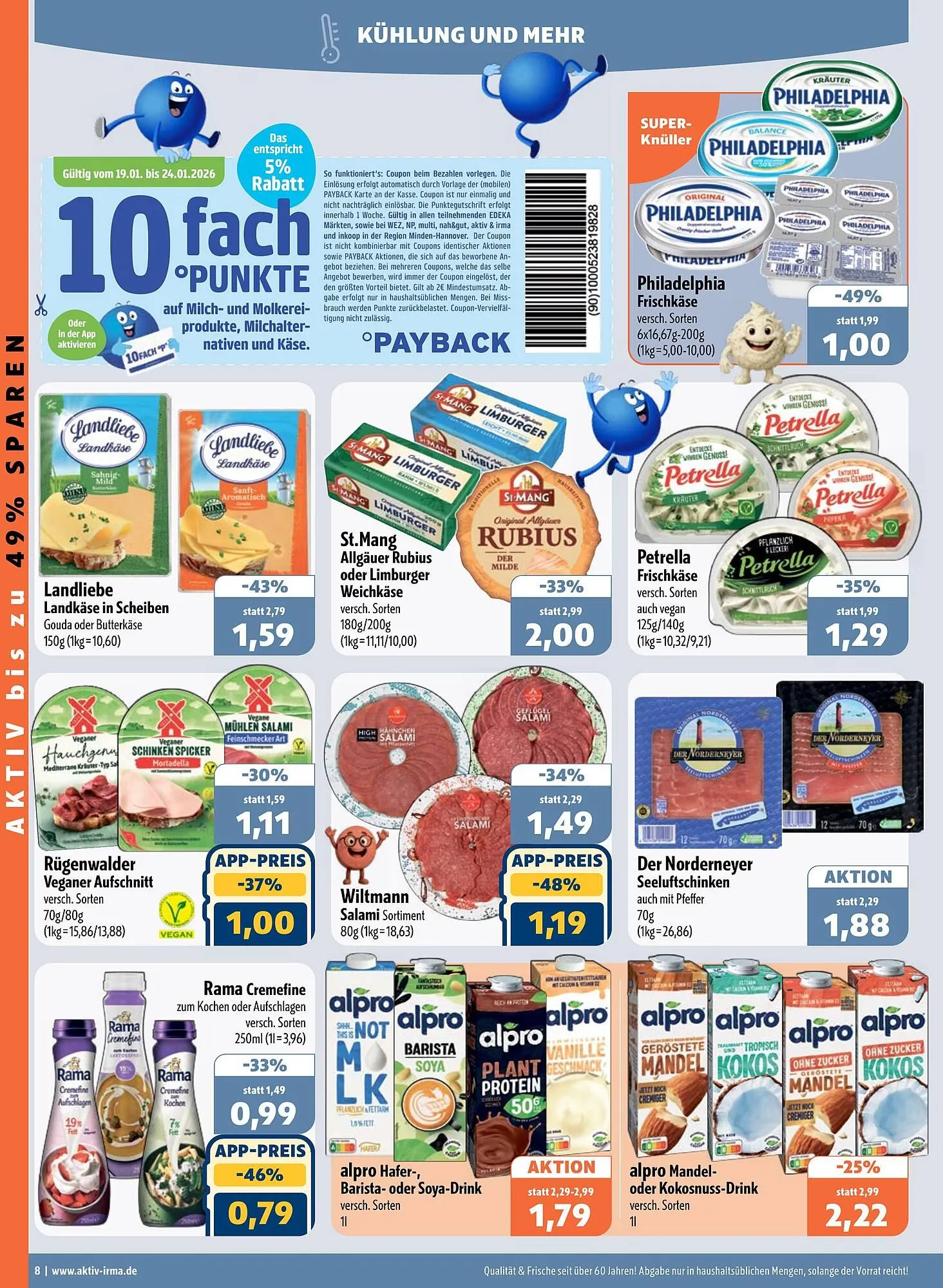 Aktiv Irma Prospekt von 19. Januar bis 24. Januar 2026 - Prospekt seite 8