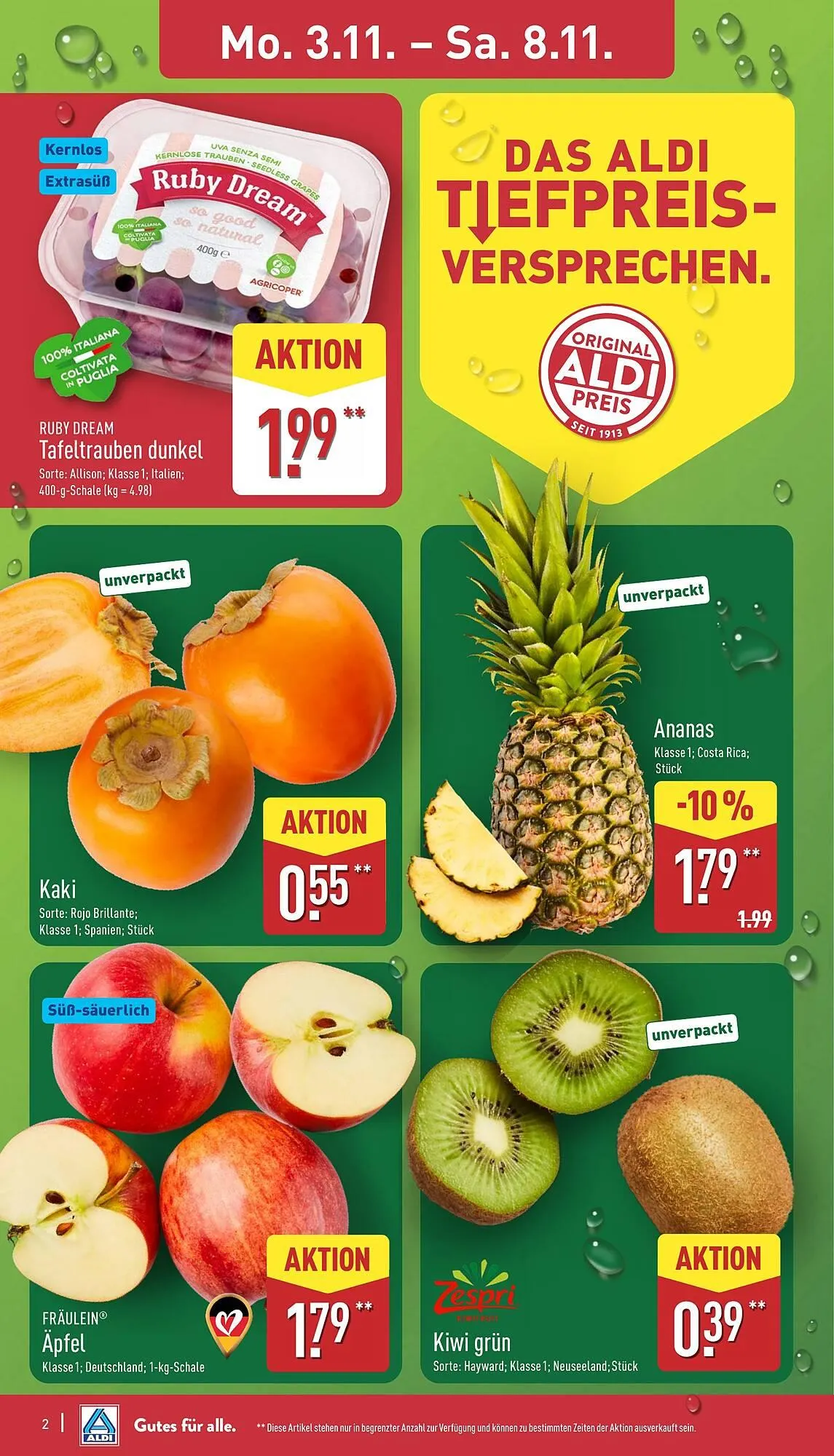 Aldi Nord Prospekt von 3. November bis 8. November 2025 - Prospekt seite 2