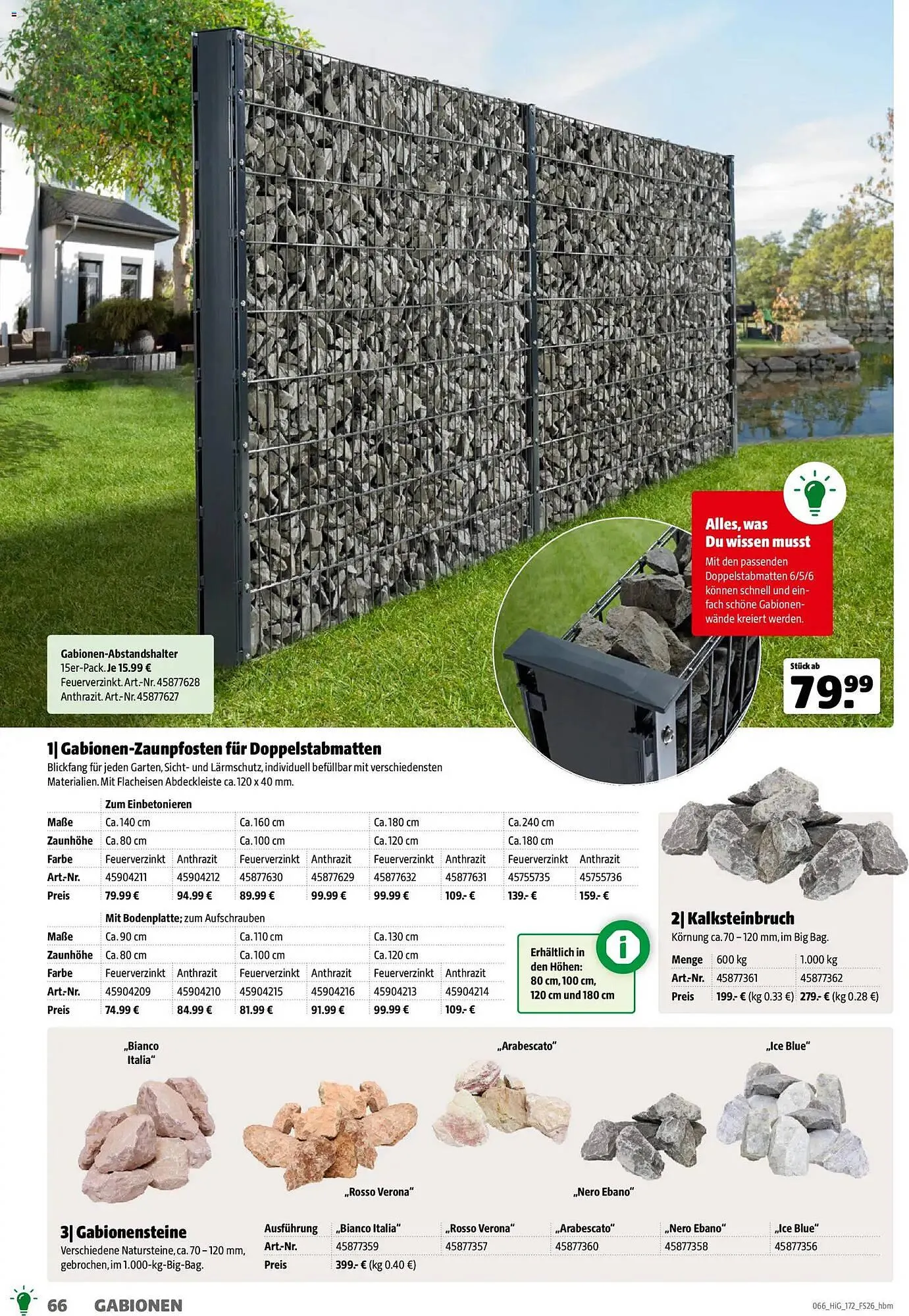 Hagebau Prospekt von 2. März bis 31. Dezember 2026 - Prospekt seite 66