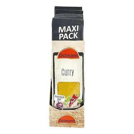 Ostmann Curry Nachfüllbeutel 80 g, 5er Pack