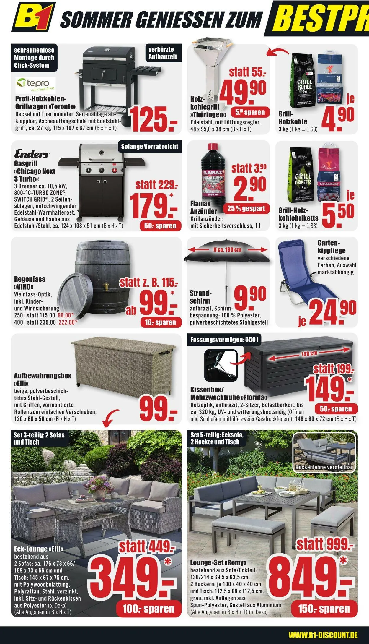 B1 Discount Baumarkt von 12. Juli bis 18. Juli 2025 - Prospekt seite 2