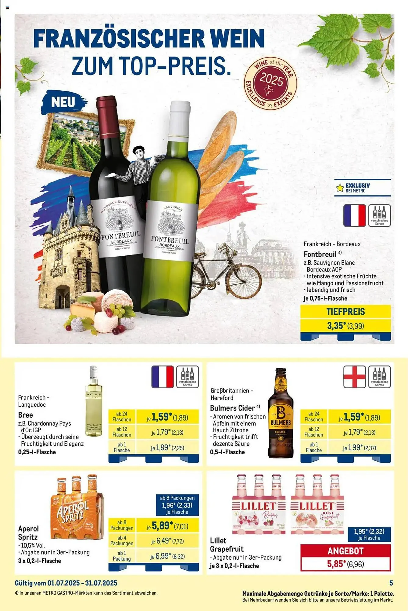 METRO Prospekt von 1. Juli bis 31. Juli 2025 - Prospekt seite 5