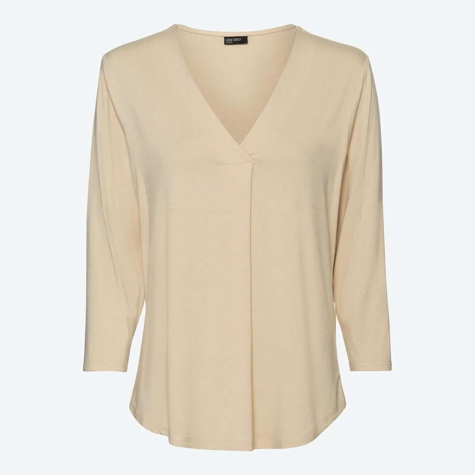 Damen-Blusenshirt mit V-Ausschnitt