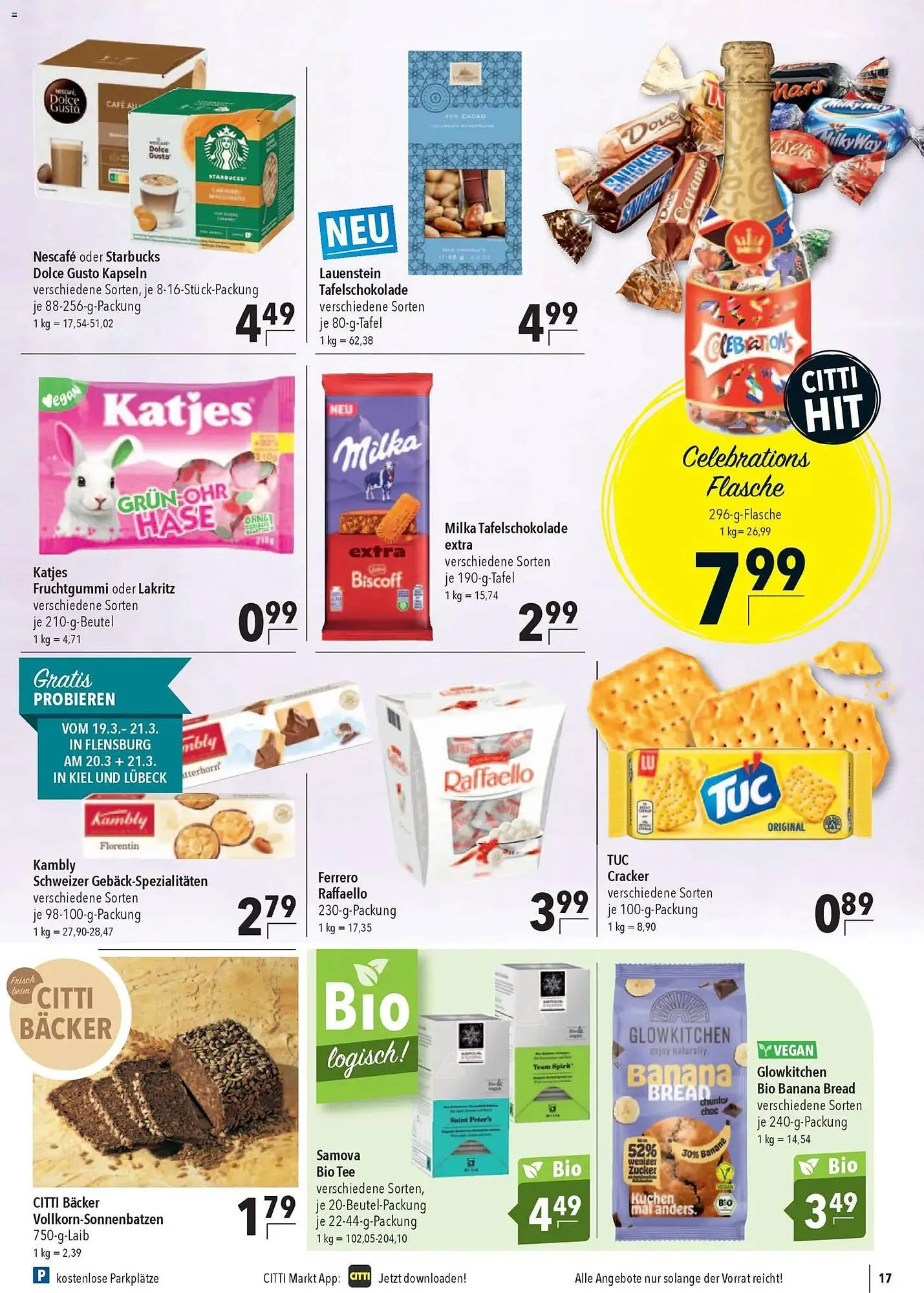 CITTI Markt Prospekt von 18. März bis 24. März 2026 - Prospekt seite 17