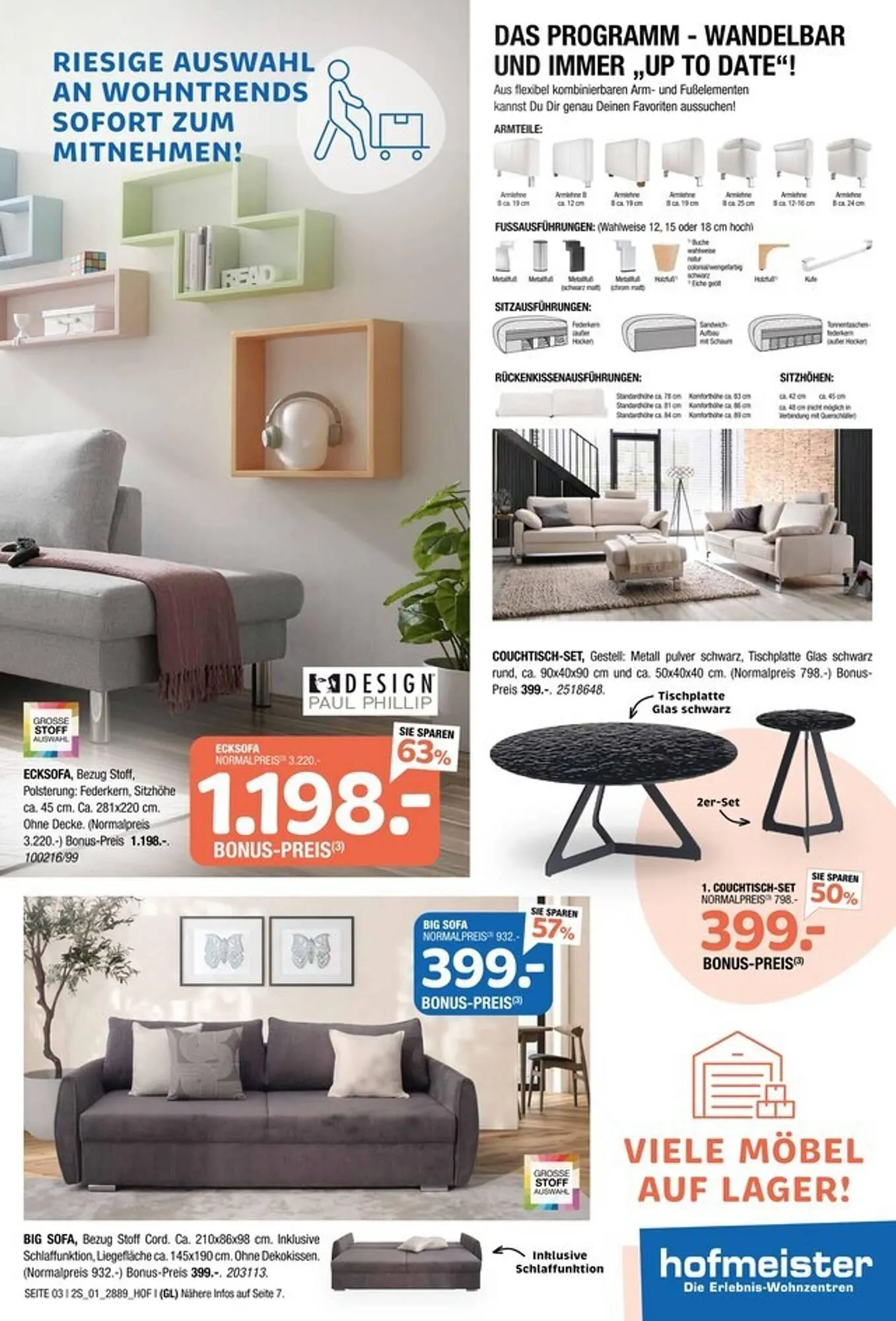 Hofmeister Prospekt von 9. April bis 6. Mai 2025 - Prospekt seite 3