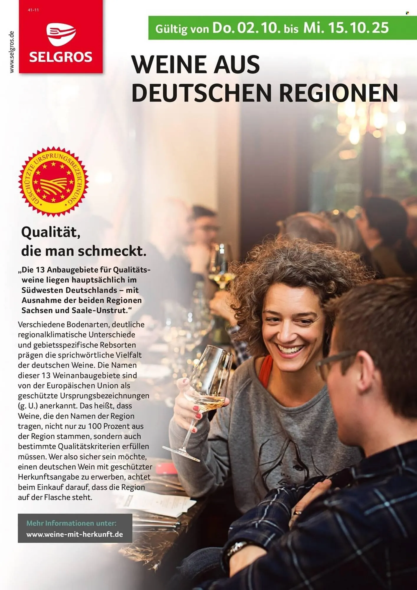 Selgros Prospekt von 2. Oktober bis 15. Oktober 2025 - Prospekt seite 1