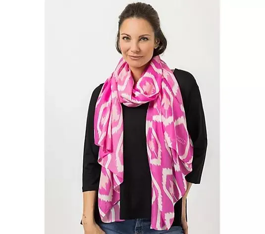 STEFFEN SCHRAUT Tuch Biarritz Allover-Druck aus ECOVERO Viskose ca. 100x200cm