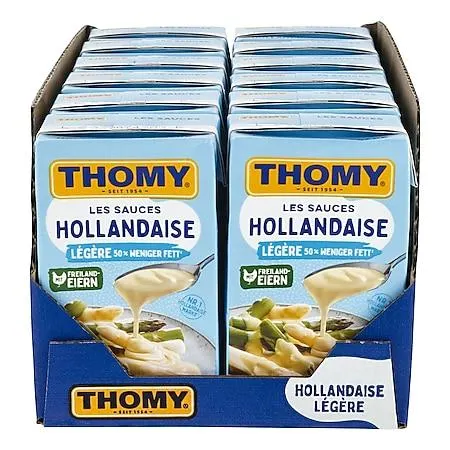 Thomy Les Sauce Hollandaise legere 250 ml, 12er Pack