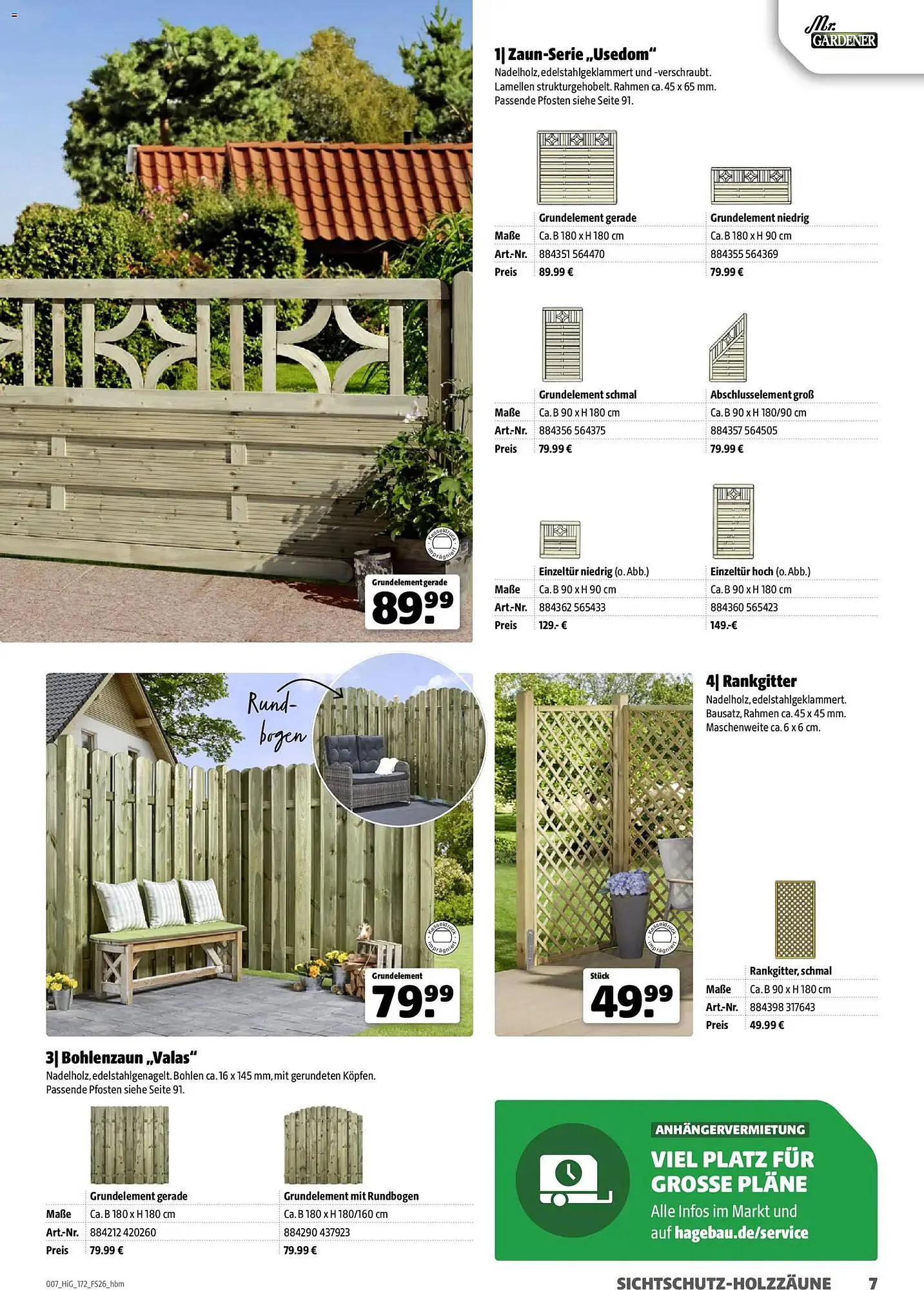 Hagebau Prospekt von 2. März bis 31. Dezember 2026 - Prospekt seite 7