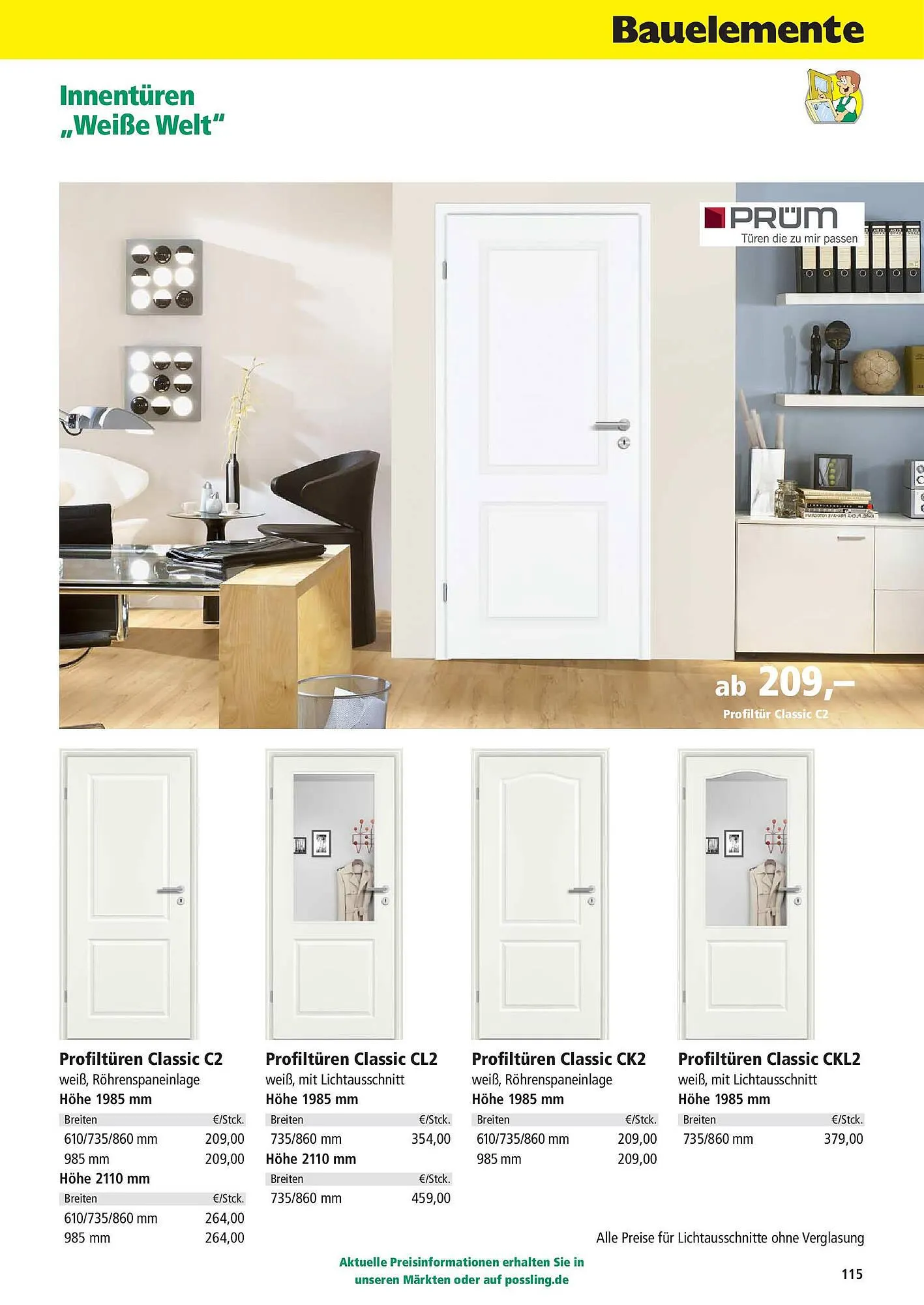 Holz Possling Prospekt von 31. März bis 30. Juni 2025 - Prospekt seite 115