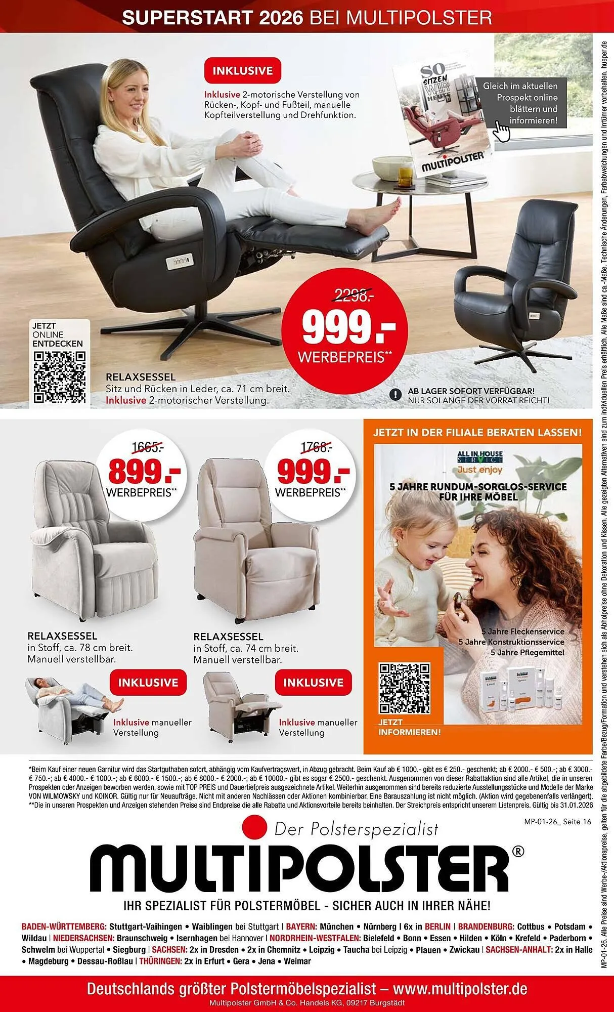 Multipolster Prospekt von 12. Januar bis 31. Januar 2026 - Prospekt seite 18