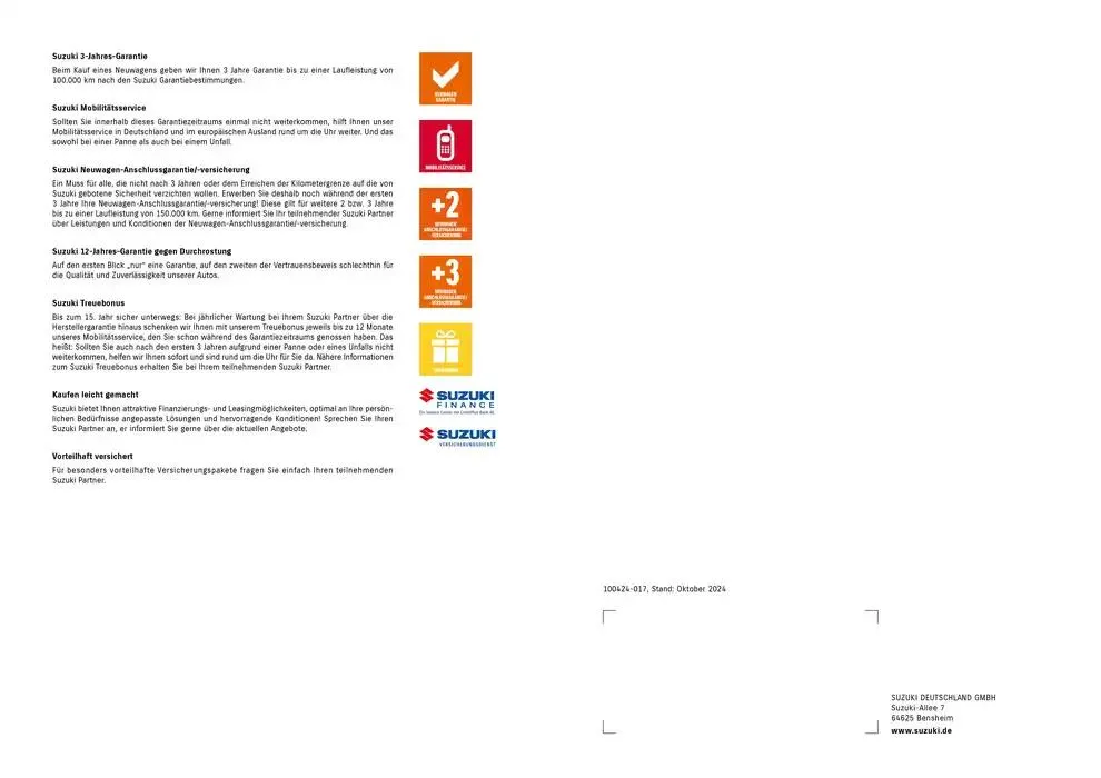 Suzuki S-Cross von 24. Januar bis 24. Januar 2026 - Prospekt seite 16