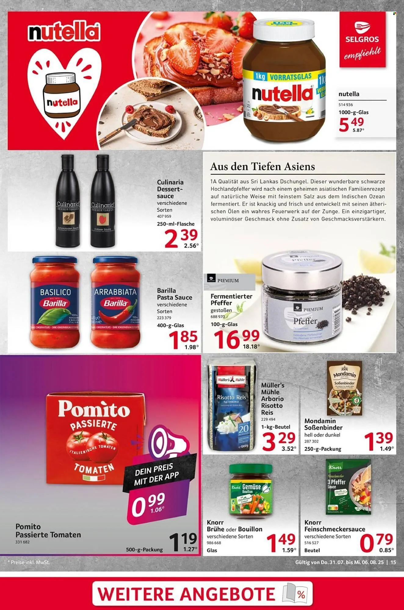 Selgros Prospekt von 31. Juli bis 6. August 2025 - Prospekt seite 15