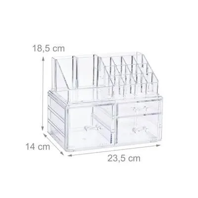 Make-Up Organizer mit 3 Schubladen