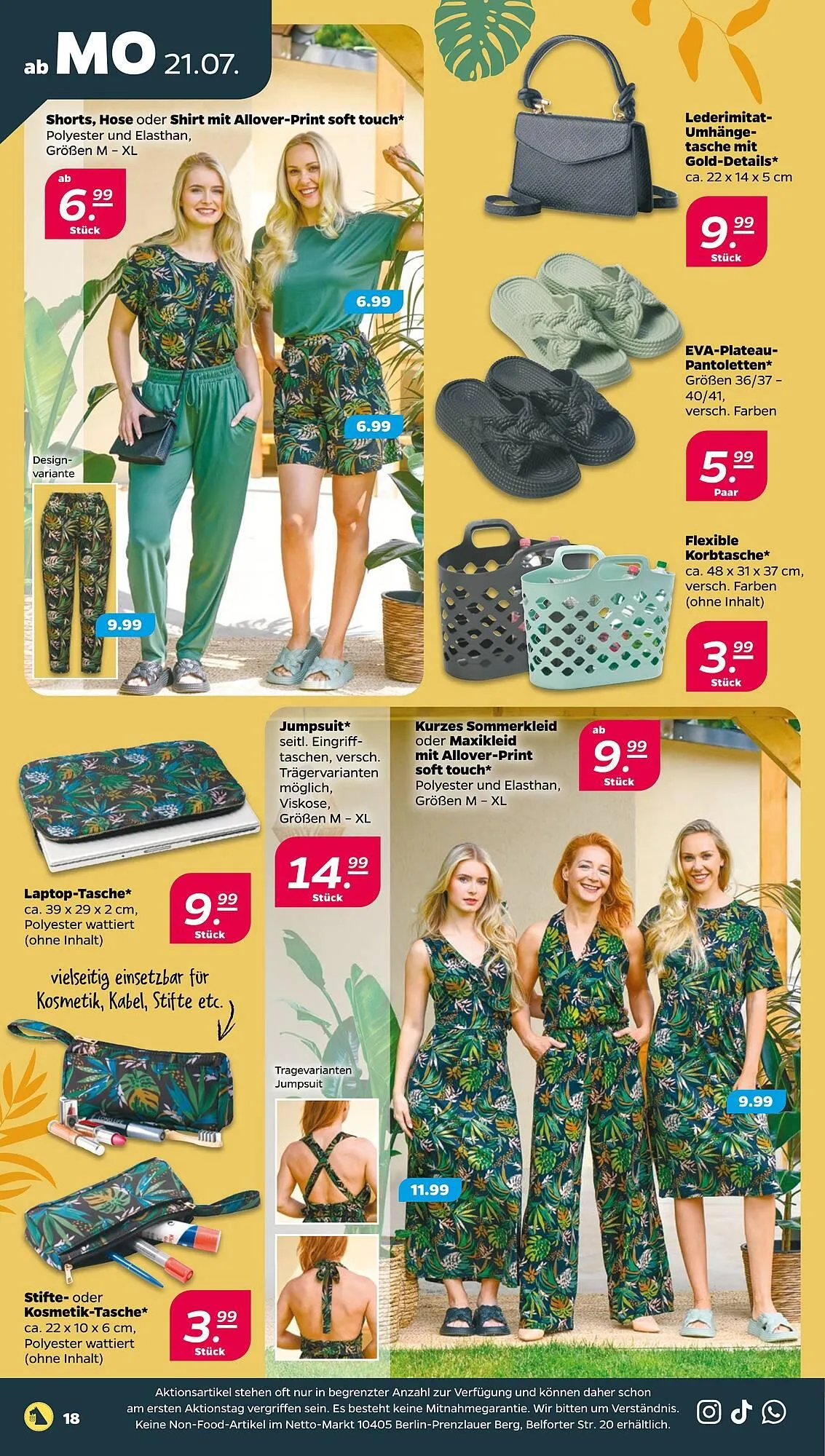 NETTO Prospekt von 21. Juli bis 26. Juli 2025 - Prospekt seite 18
