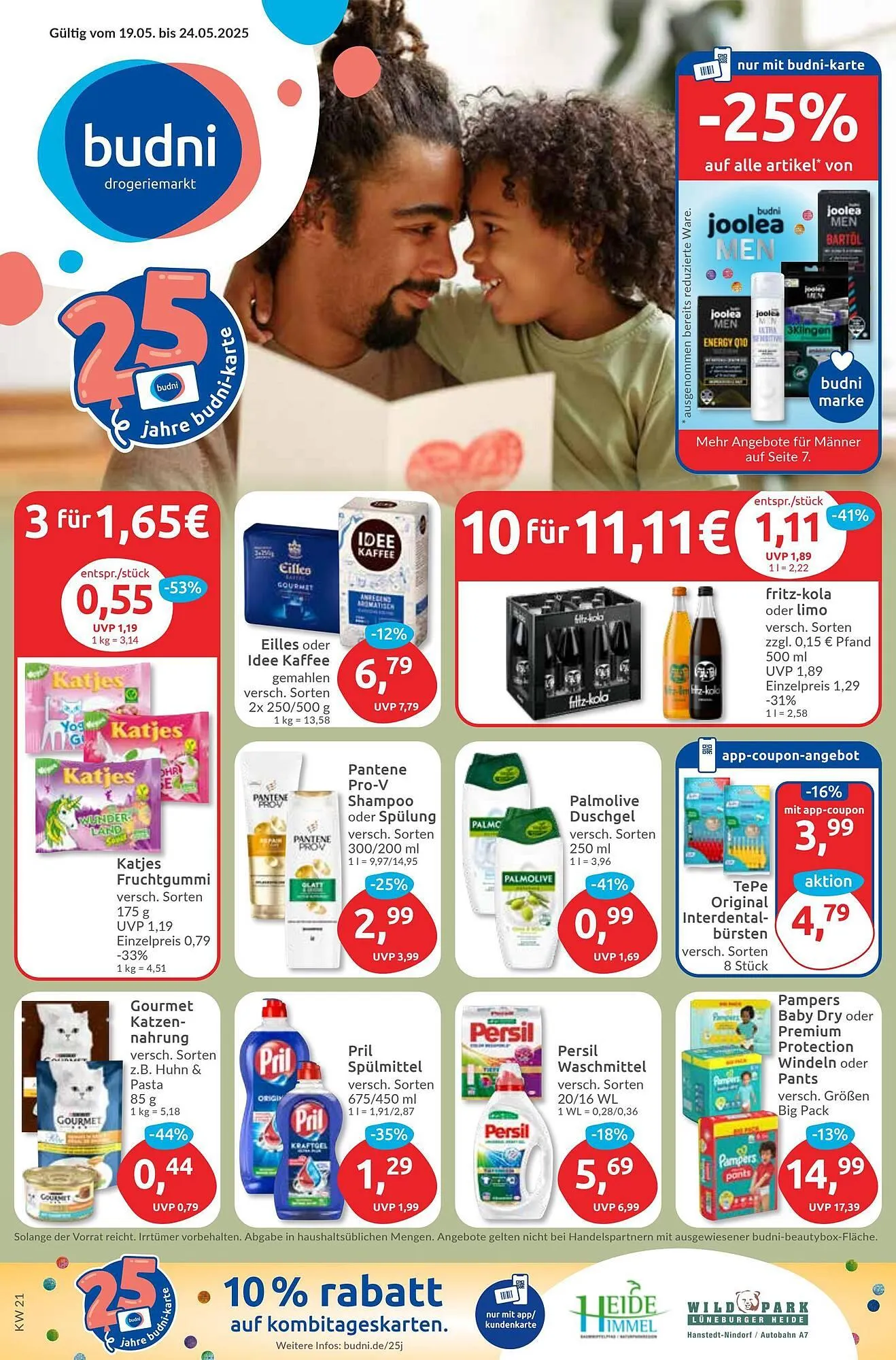 Budni Prospekt von 19. Mai bis 24. Mai 2025 - Prospekt seite 1