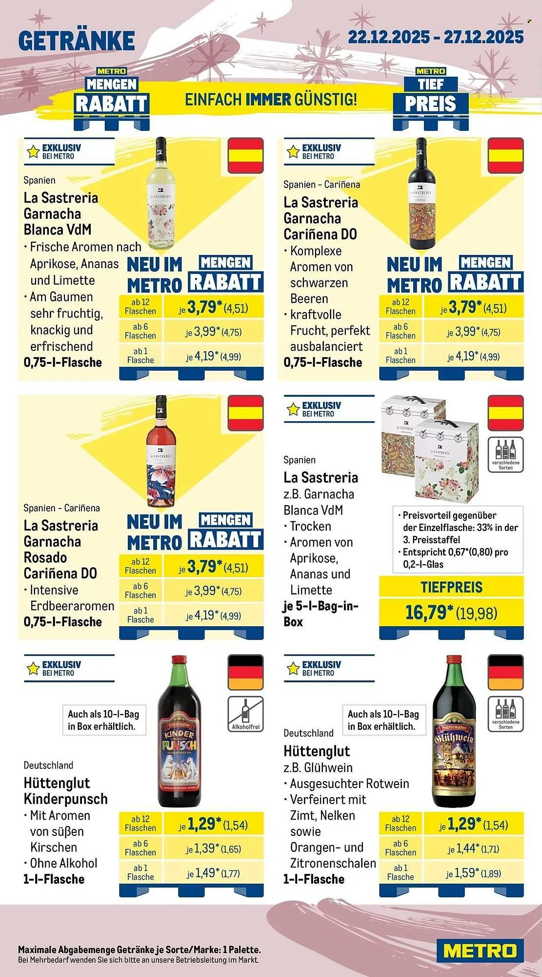 METRO Prospekt von 22. Dezember bis 27. Dezember 2025 - Prospekt seite 18