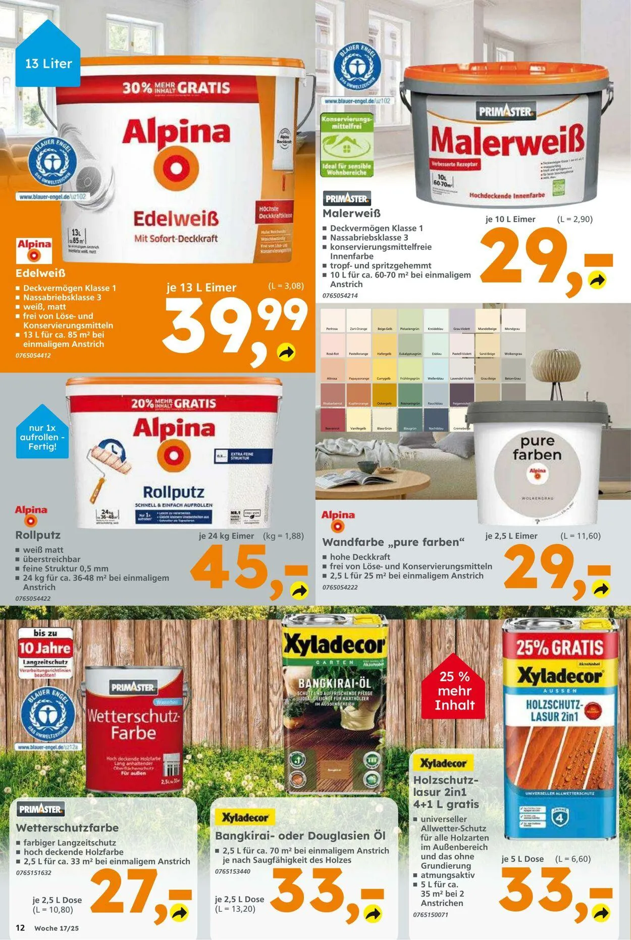 Globus Baumarkt Aktueller Prospekt von 20. April bis 26. April 2025 - Prospekt seite 12