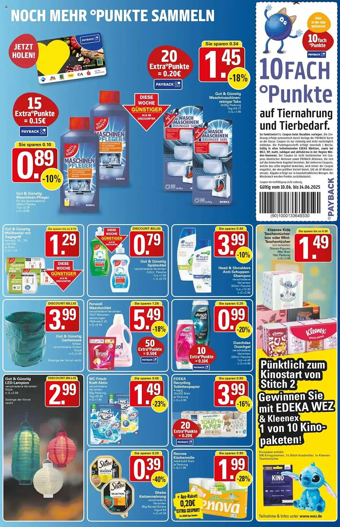 WEZ Prospekt von 10. Juni bis 14. Juni 2025 - Prospekt seite 13