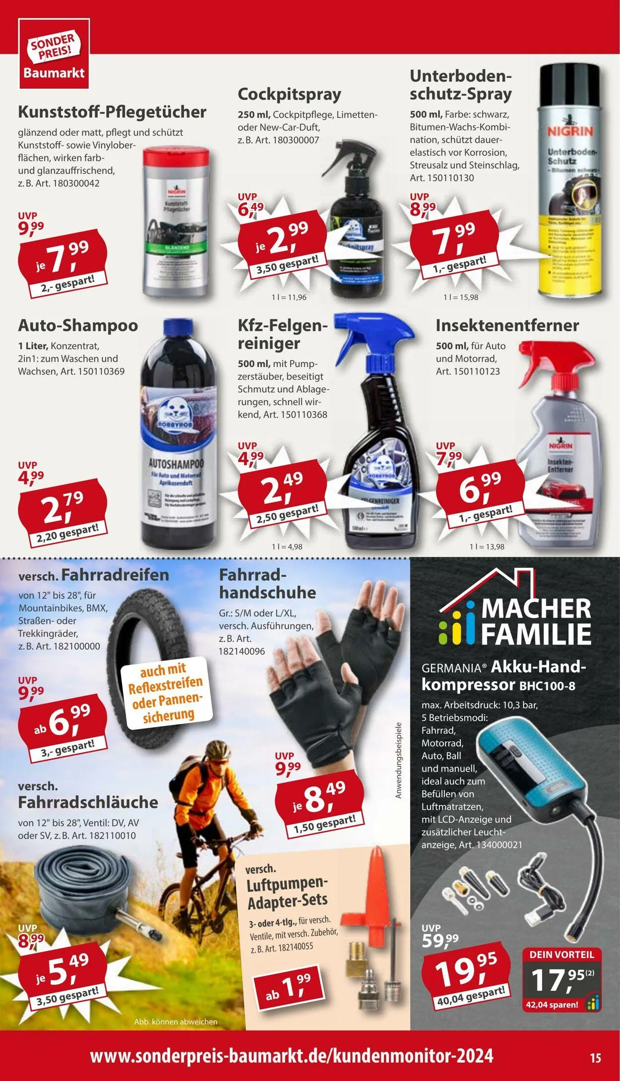 Sonderpreis Baumarkt Aktueller Prospekt von 5. Juli bis 19. Juli 2025 - Prospekt seite 15