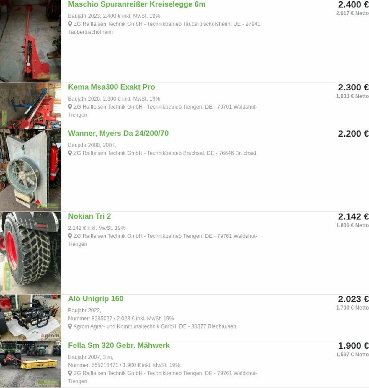 ZG Raiffeisen Aktueller Prospekt von 7. April bis 16. April 2025 - Prospekt seite 34