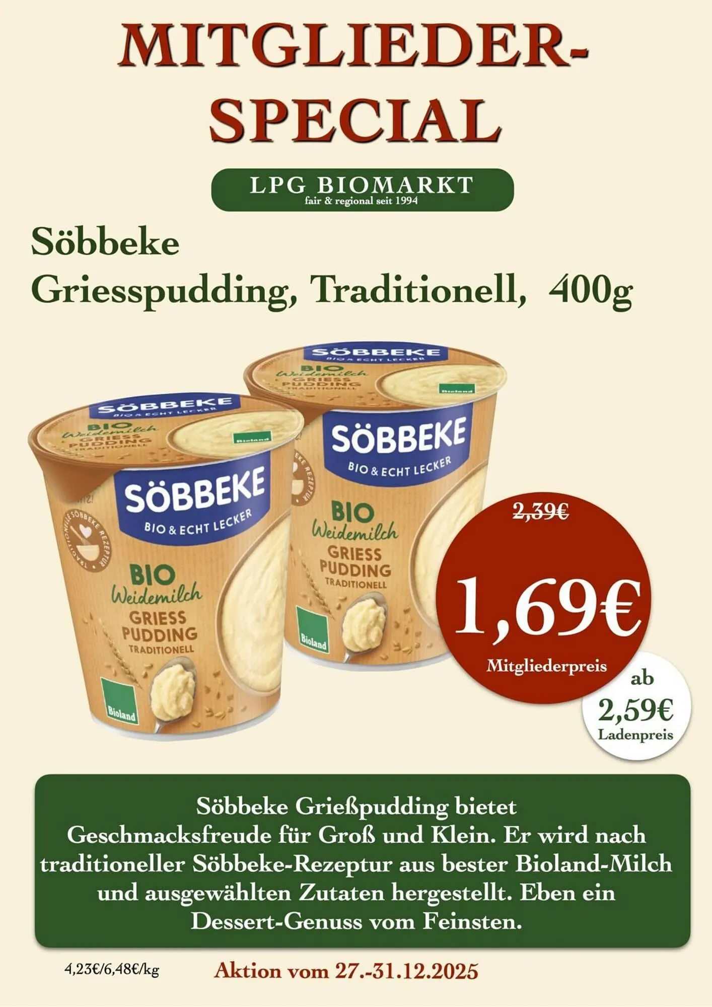 LPG Biomarkt Prospekt von 27. Dezember bis 31. Dezember 2025 - Prospekt seite 18