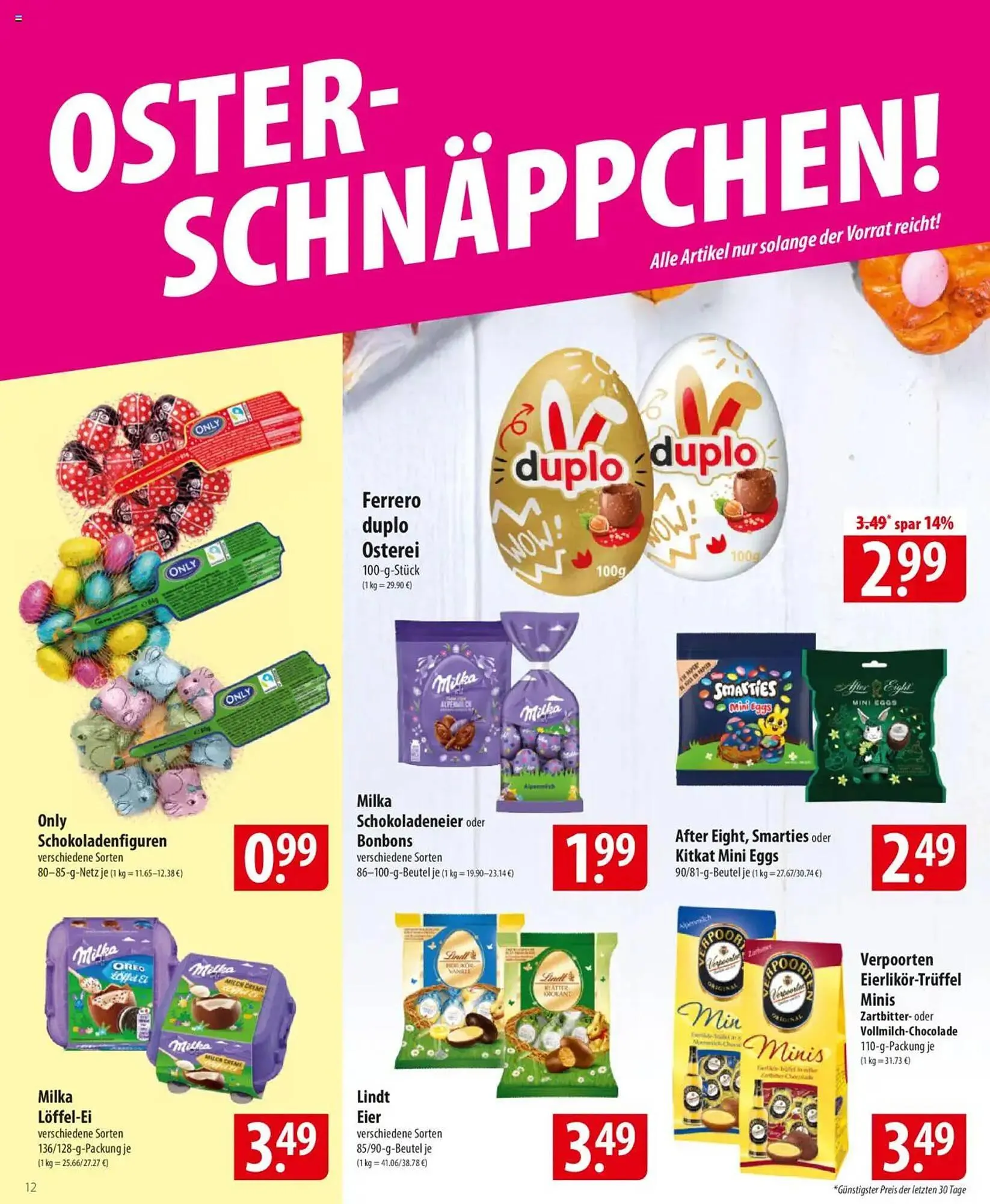 Famila Nord Ost Prospekt von 7. April bis 12. April 2025 - Prospekt seite 12