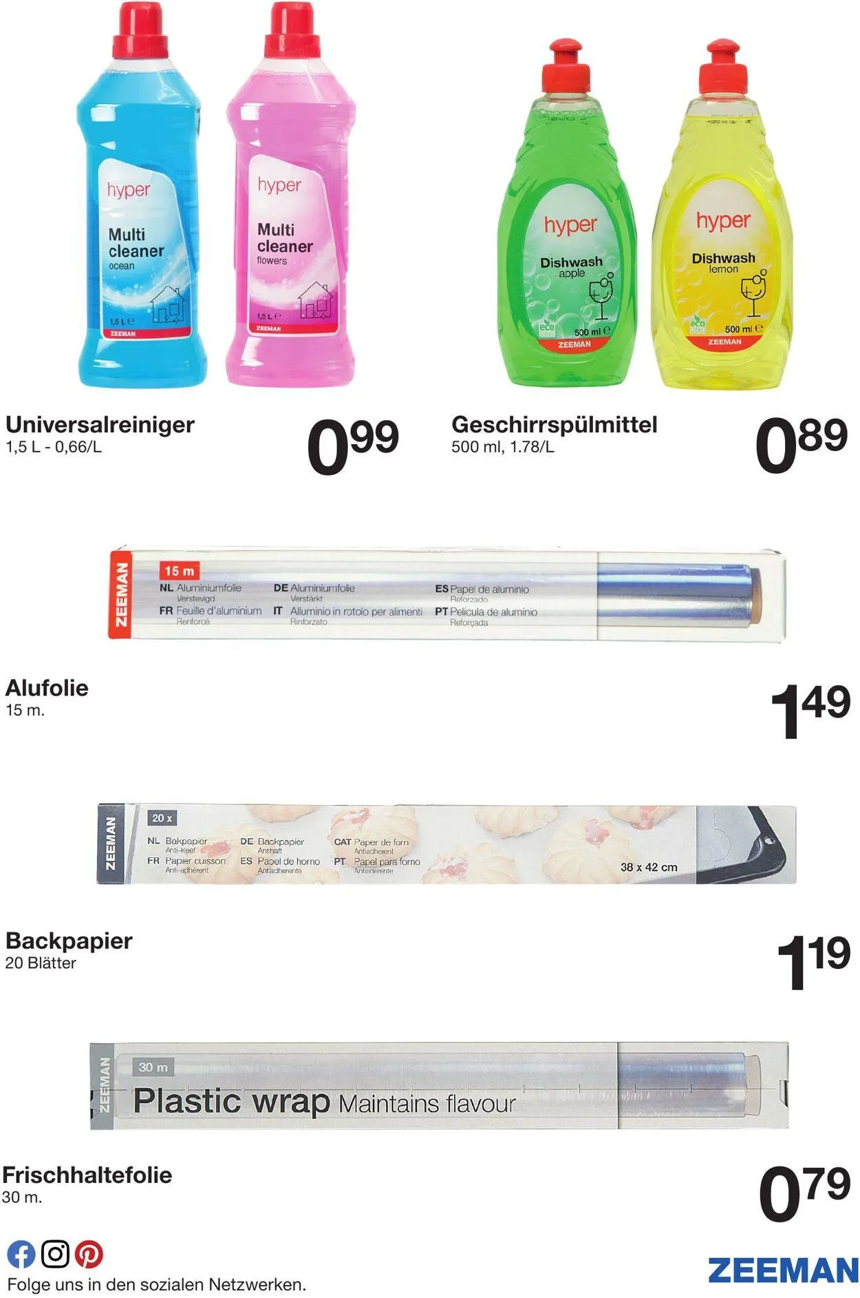 Zeeman Aktueller Prospekt von 2. Oktober bis 16. Oktober 2025 - Prospekt seite 7