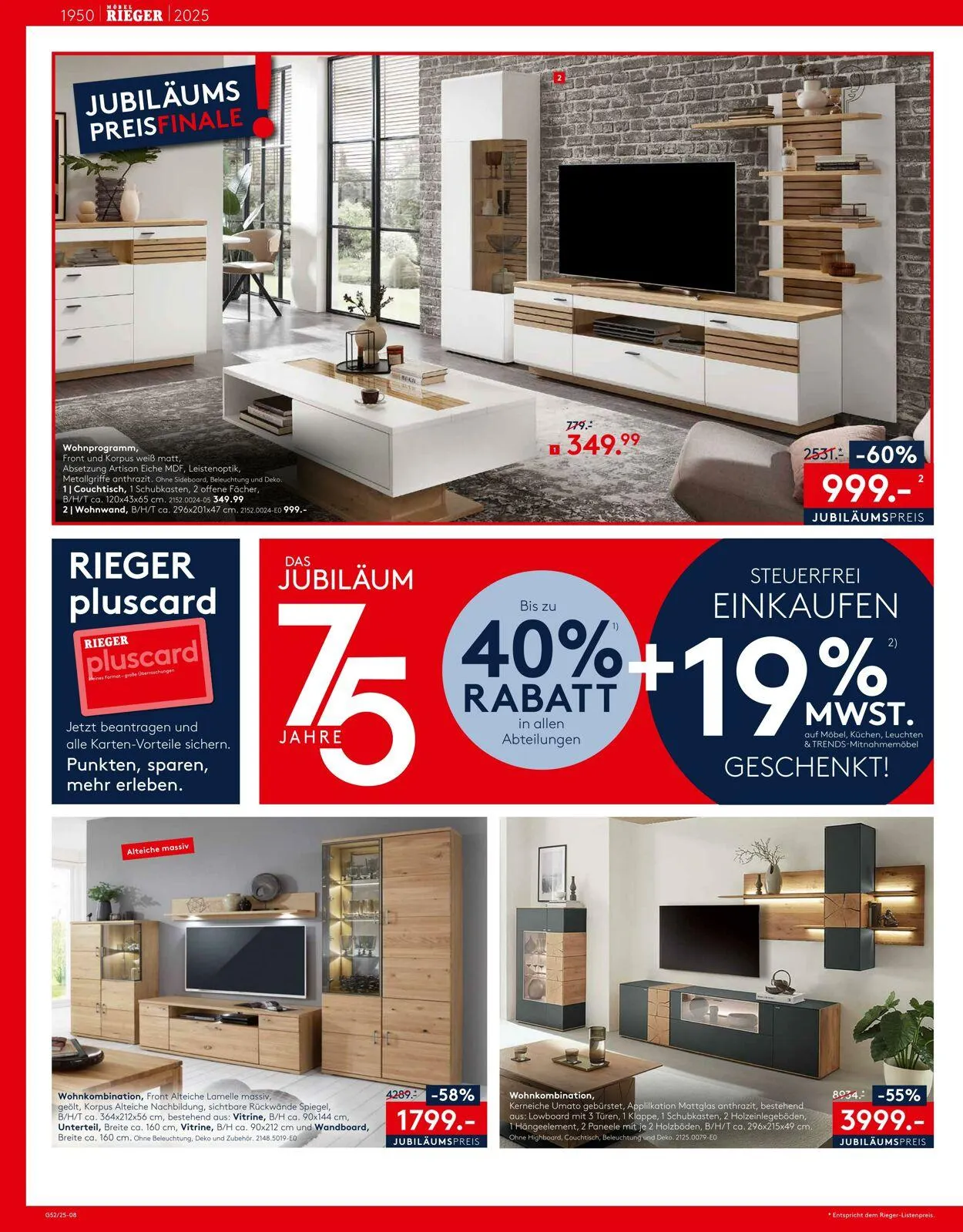 Möbel Rieger von 23. Dezember bis 23. Januar 2026 - Prospekt seite 8