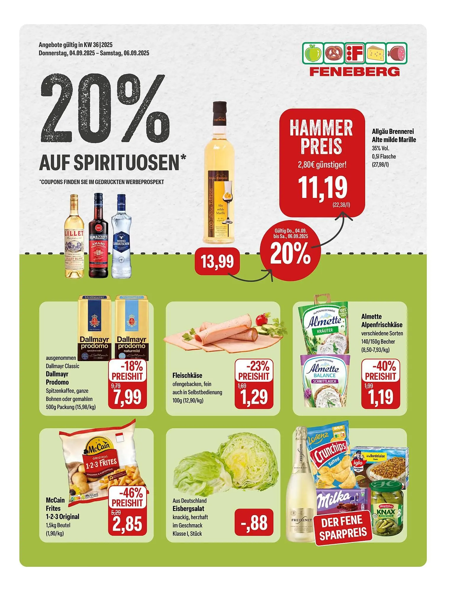 Feneberg Prospekt von 4. September bis 6. September 2025 - Prospekt seite 1