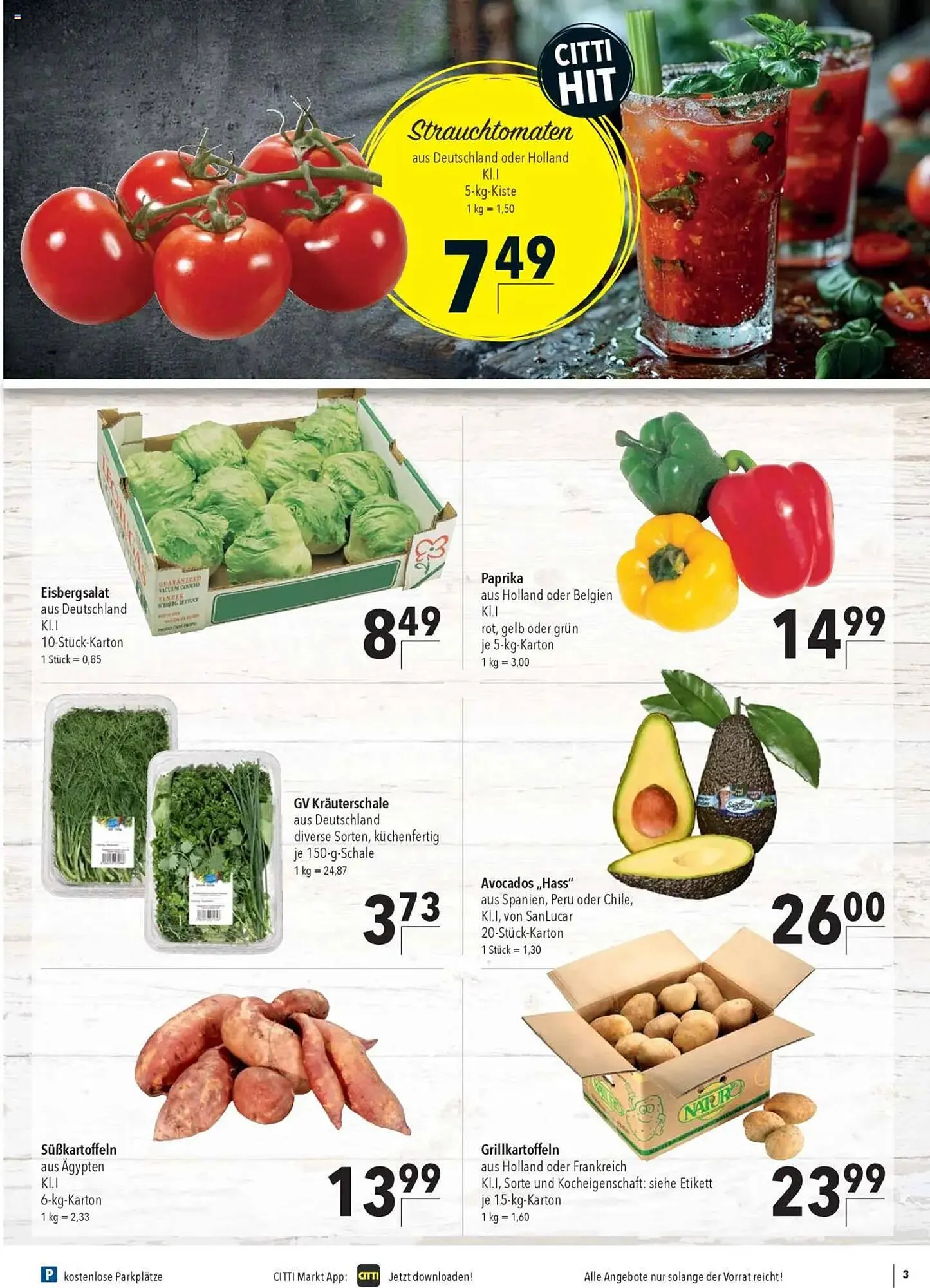 CITTI Markt Prospekt von 4. Juni bis 17. Juni 2025 - Prospekt seite 3