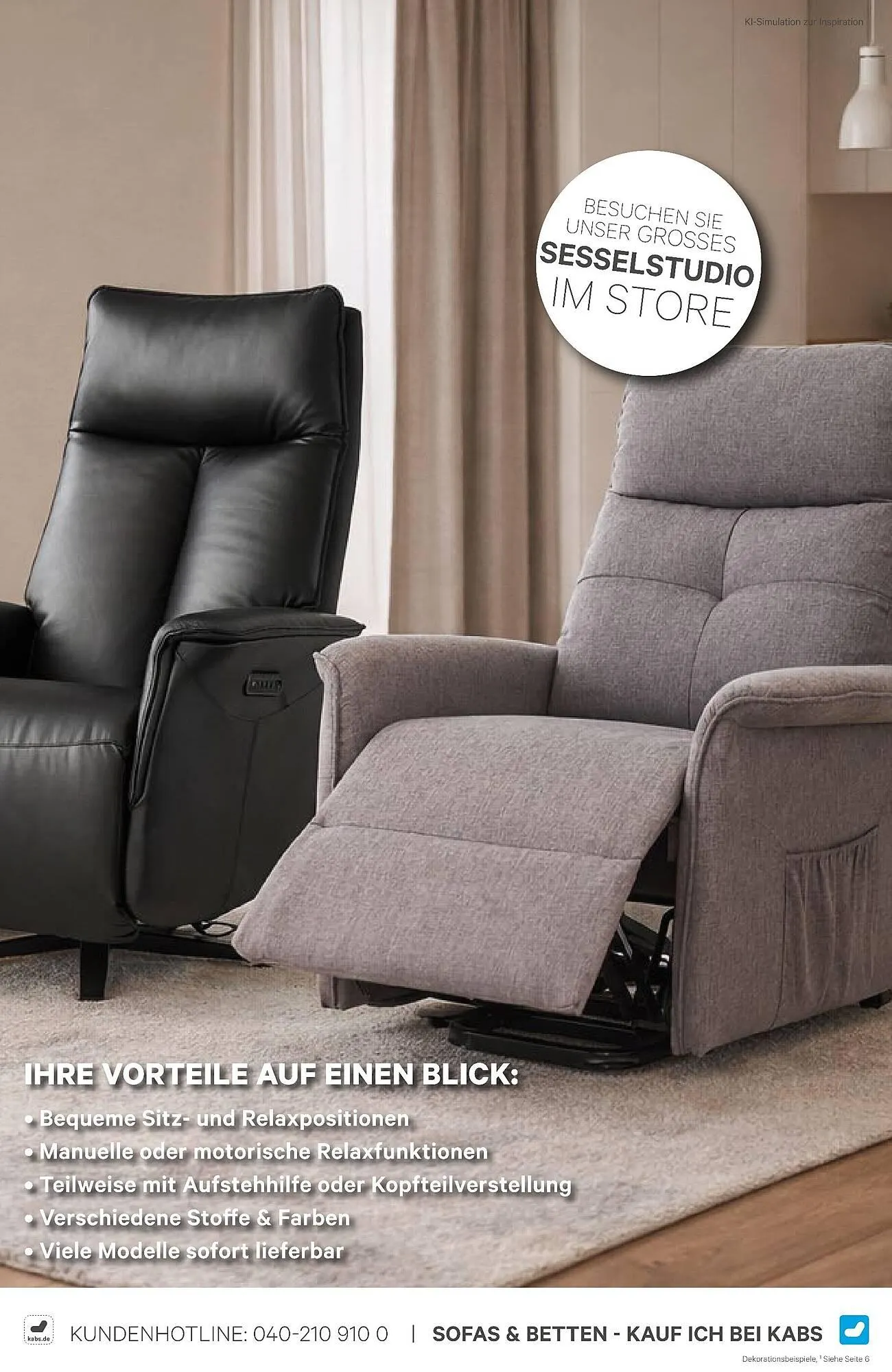 Kabs Polsterwelt Prospekt von 27. Februar bis 25. März 2026 - Prospekt seite 23