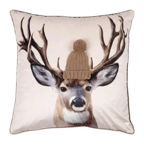 pad home Design Kissenhülle Reindeer beige