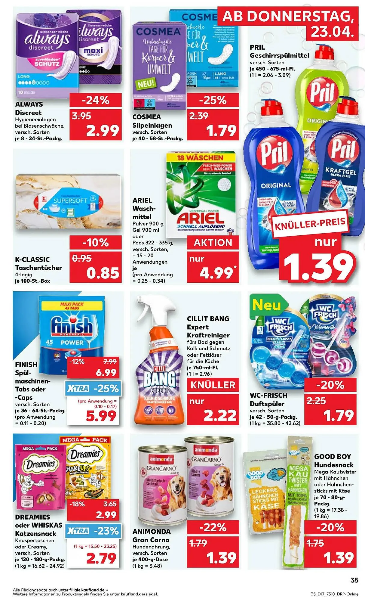 Kaufland Prospekt von 19. April bis 22. April 2026 - Prospekt seite 47