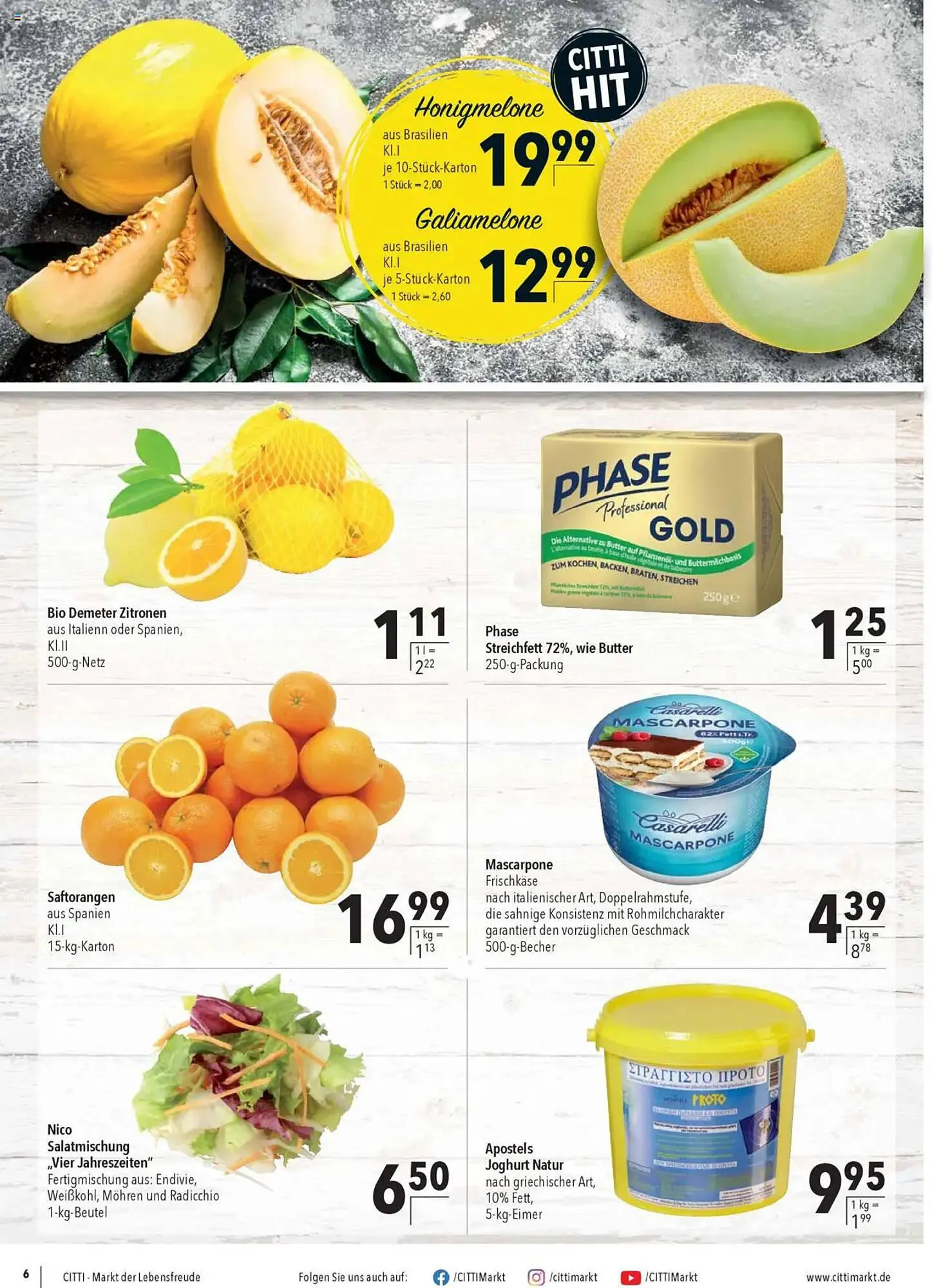 CITTI Markt Prospekt von 26. März bis 8. April 2025 - Prospekt seite 6