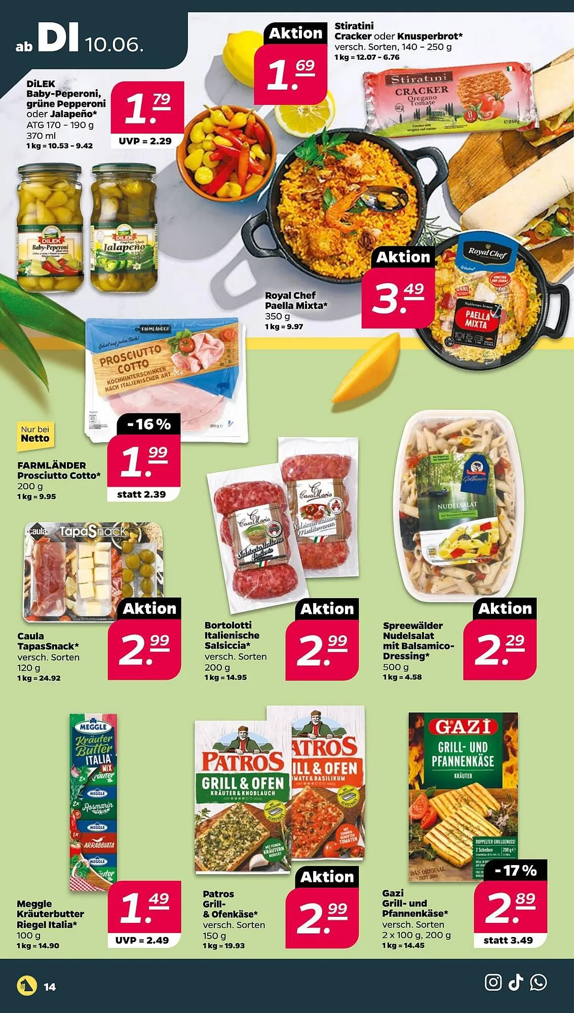 NETTO Prospekt von 10. Juni bis 14. Juni 2025 - Prospekt seite 14