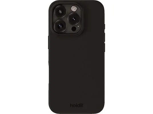 HOLDIT Silicone Case, Backcover, Apple, iPhone 16 Pro, Black