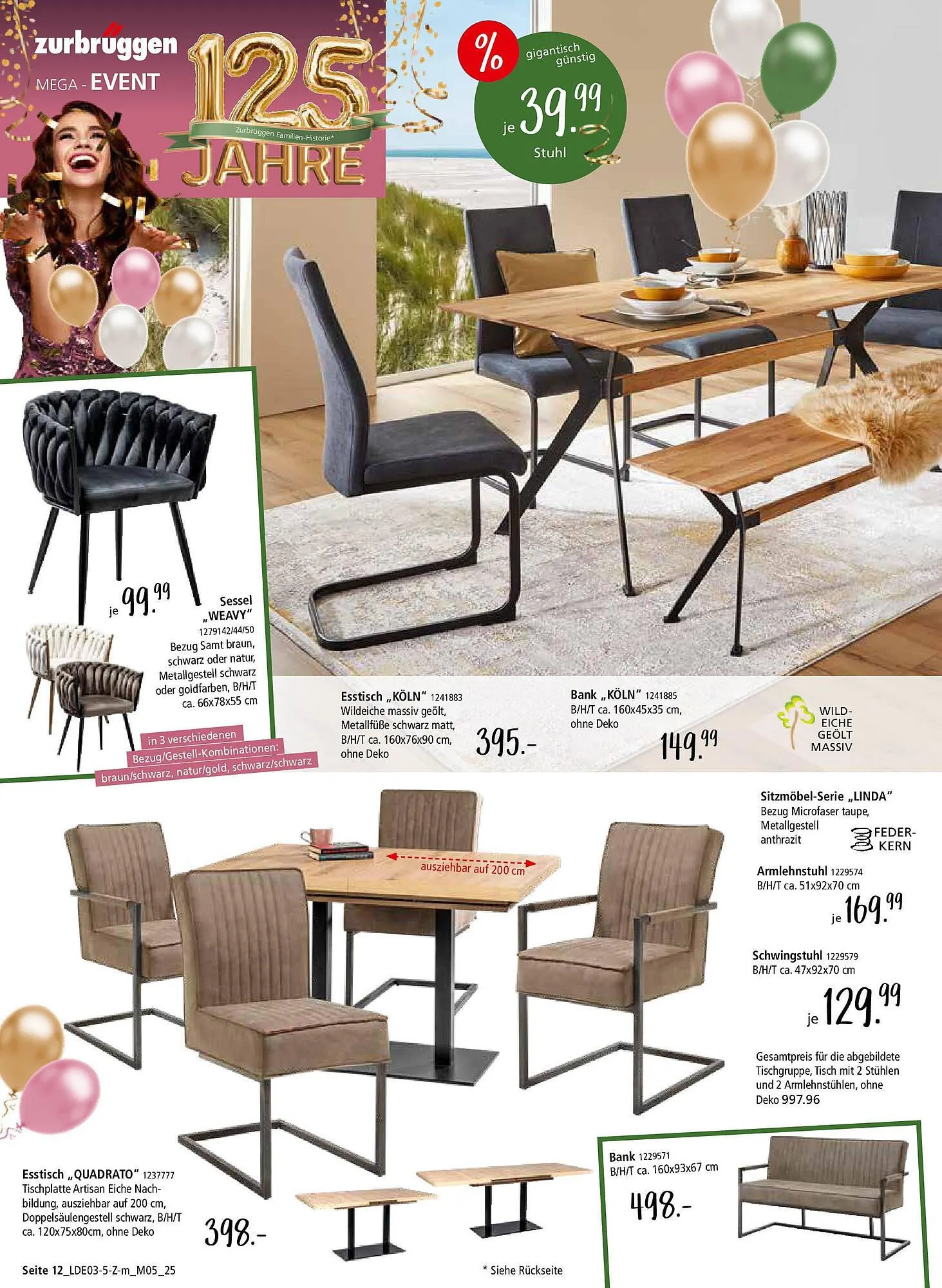 Zurbrüggen Prospekt von 28. März bis 3. Mai 2025 - Prospekt seite 14