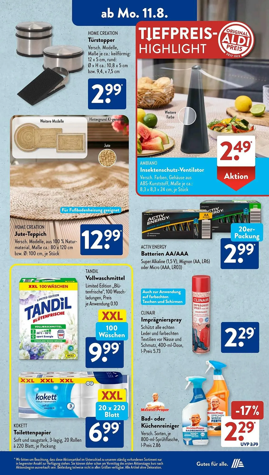 Aldi Süd Prospekt von 11. August bis 17. August 2025 - Prospekt seite 7
