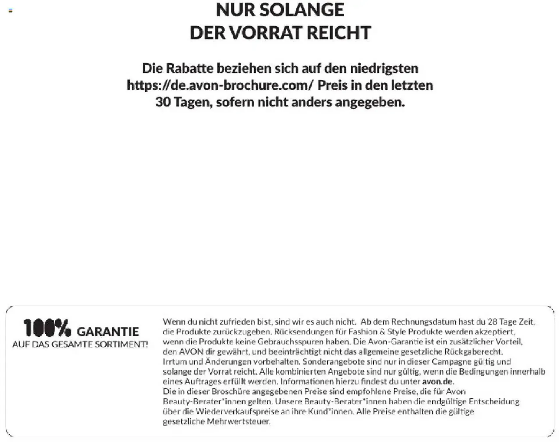 Avon Prospekt von 1. Mai bis 31. Mai 2025 - Prospekt seite 28